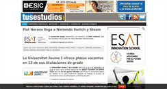 Desktop Screenshot of noticias.tusestudios.com