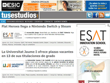 Tablet Screenshot of noticias.tusestudios.com